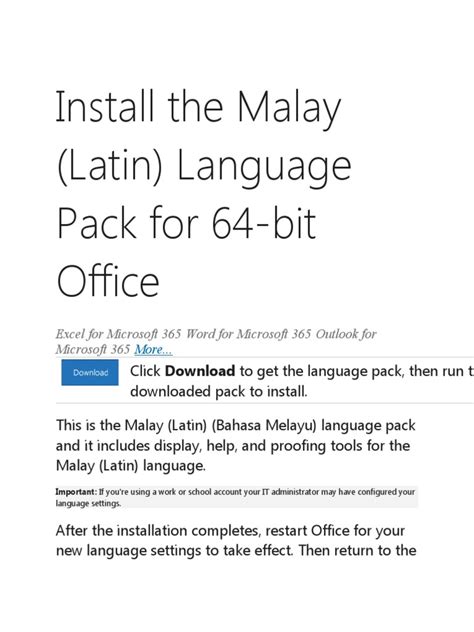 malay language pack for 64-bit office